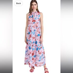 Floral Sleeveless Maxi Dress